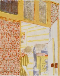 Rosagetöntes Interieur III, 1899